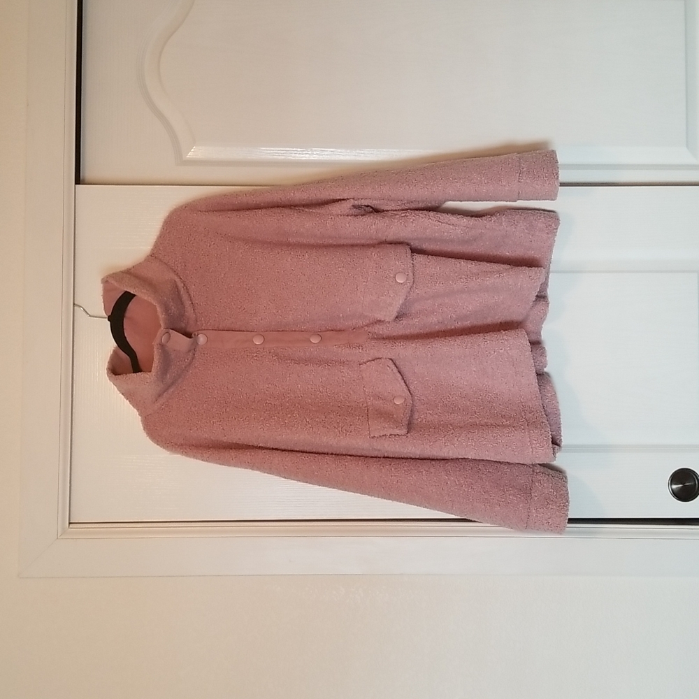 C&C California oversized teddy pullover 2x Mauve